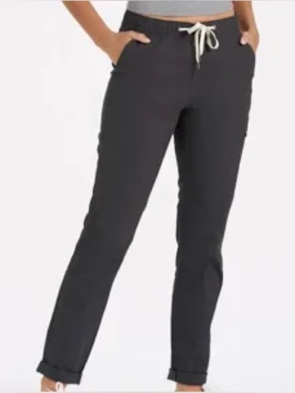 Vuori Womens Ripstop Pants with Drawstring, Elastic Waist & Pockets Size Small